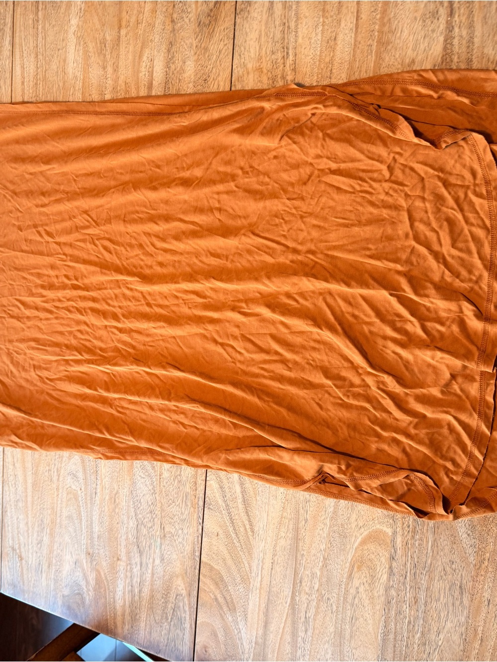 Double Zero Rust Orange Sleeveless Tank